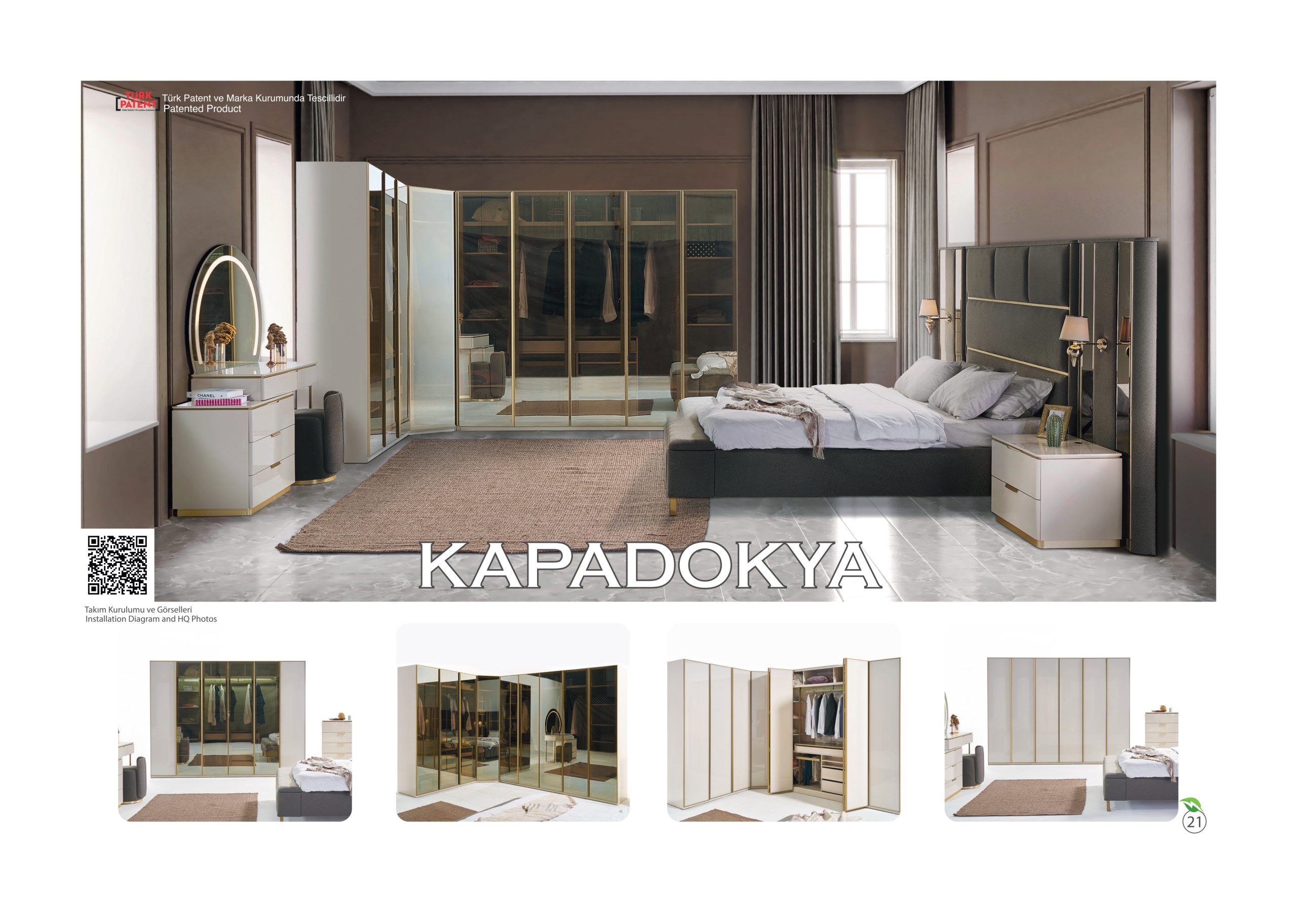 Kapadokya Bedroom Set